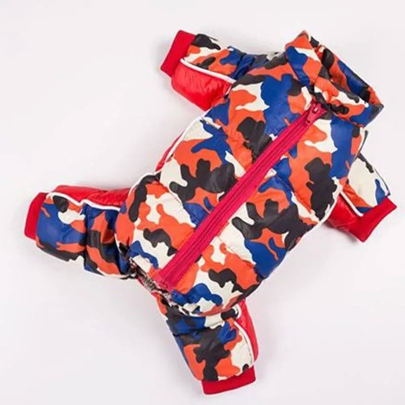 Doudoune pour Chien - WarmJacketDog™ - Camouflage Rouge