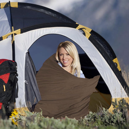 Sac de couchage - CampingSleepingBag™ - Marron