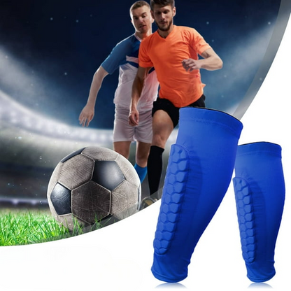 Protège Tibia - FootballLegSleeves™ - Bleu