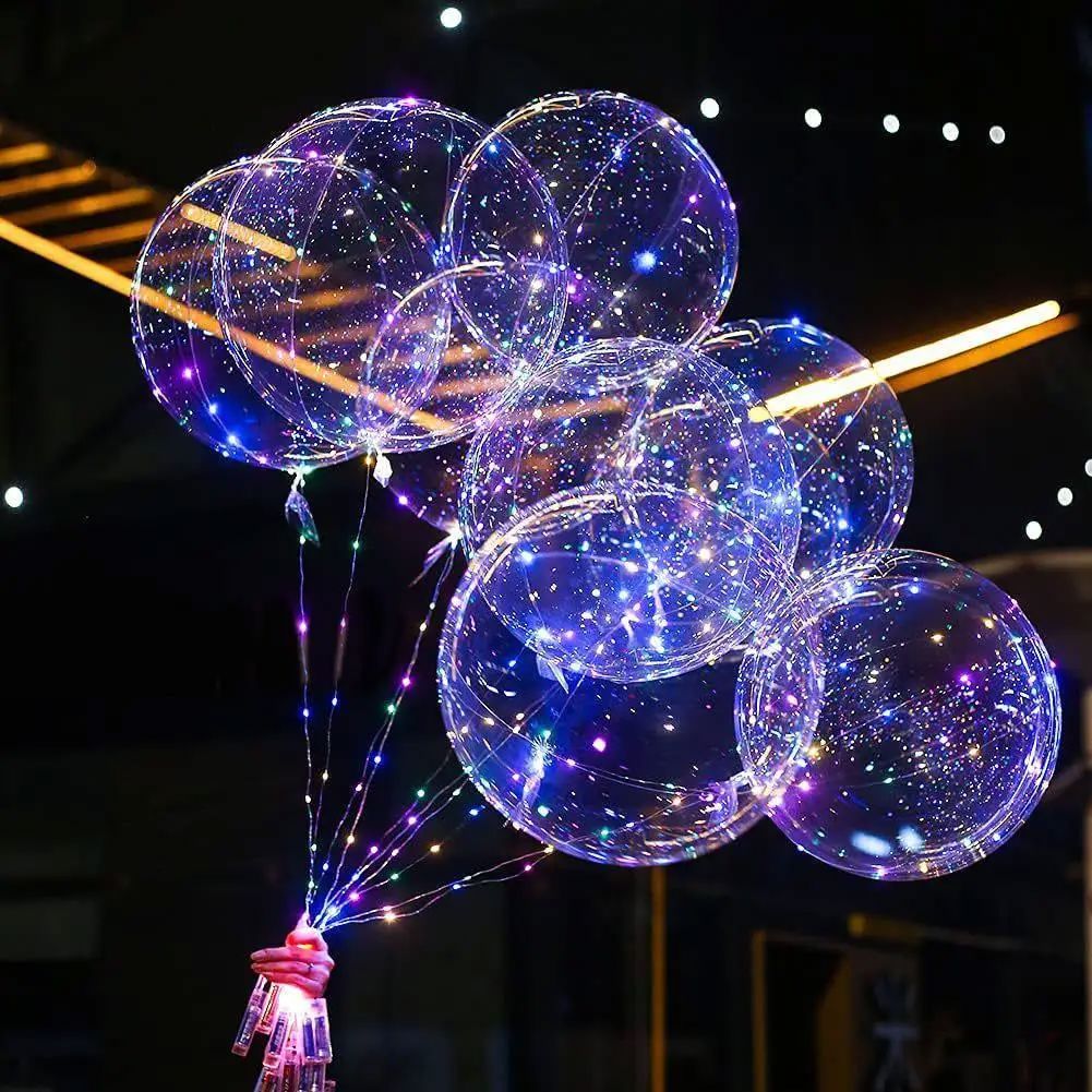 Ballon lumineux - TransparentLedBalloons™ - Multicolore