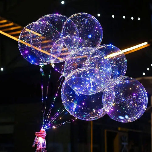Ballon lumineux - TransparentLedBalloons™ - Multicolore