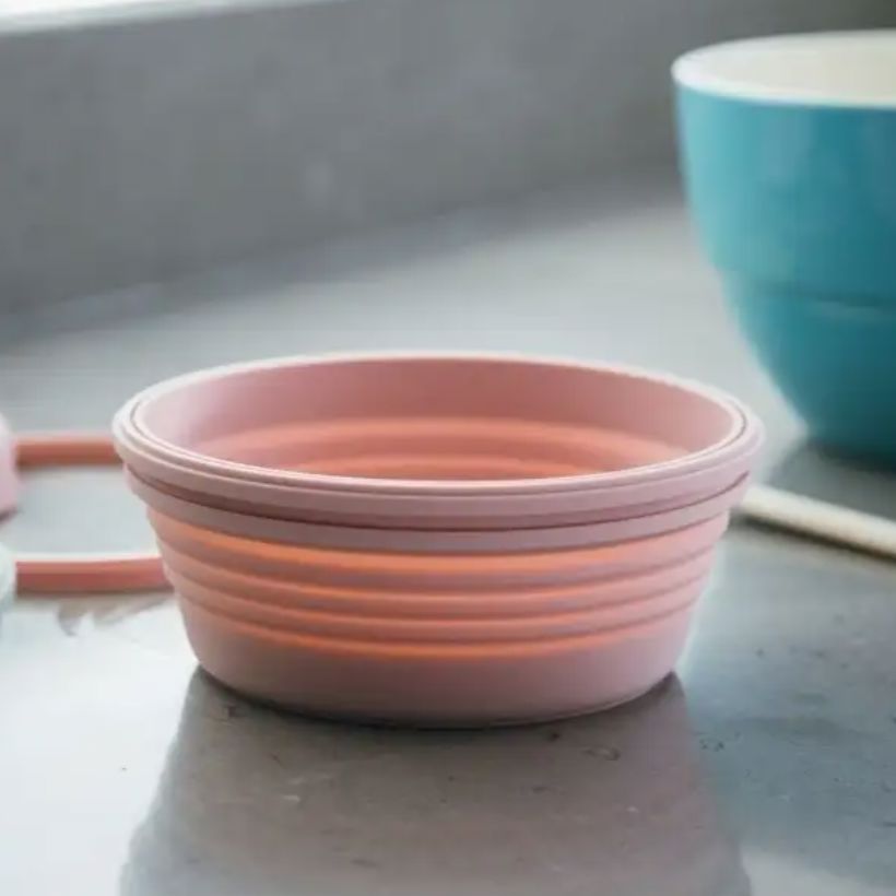 Boite de Conservation Alimentaire - SiliconeFoldingBox™ - Rose Nordique