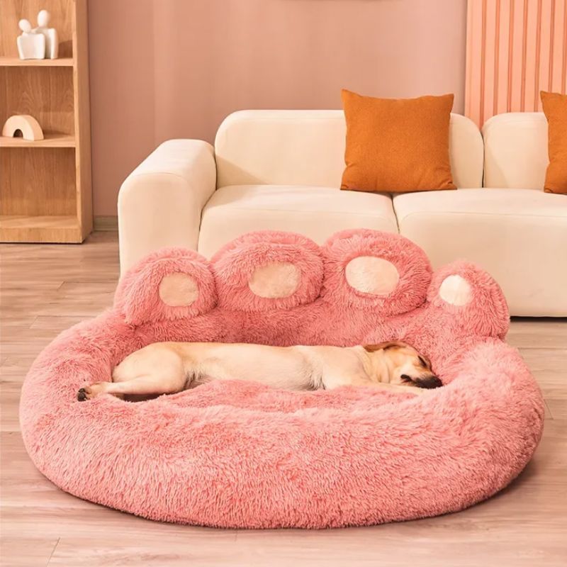 Lit pour Chien - FluffyDogBed™ - Rose