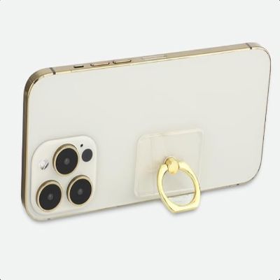 Support de Téléphone - TransparentCellPhoneRing™ - Rectangle Doré