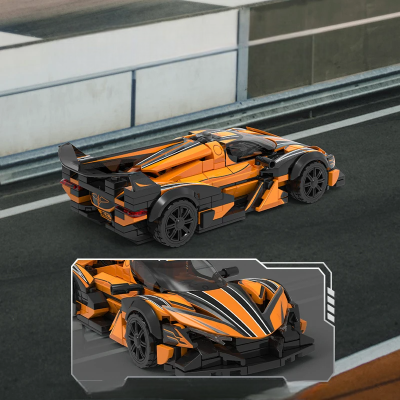 Bloc de Construction - SportsCarAssemblage™ - Orange