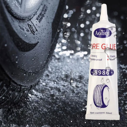 Réparation Pneu Crevé - CarTyreGlue™- Blanc