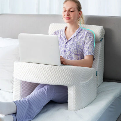 Coussin de lecture - ArmRestPillow™ - Blanc