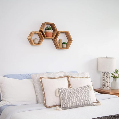 HexagonWallDecorative™- Marron