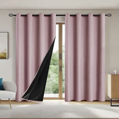 Rideau Occultant - SunProtectionCurtains™ - Rose