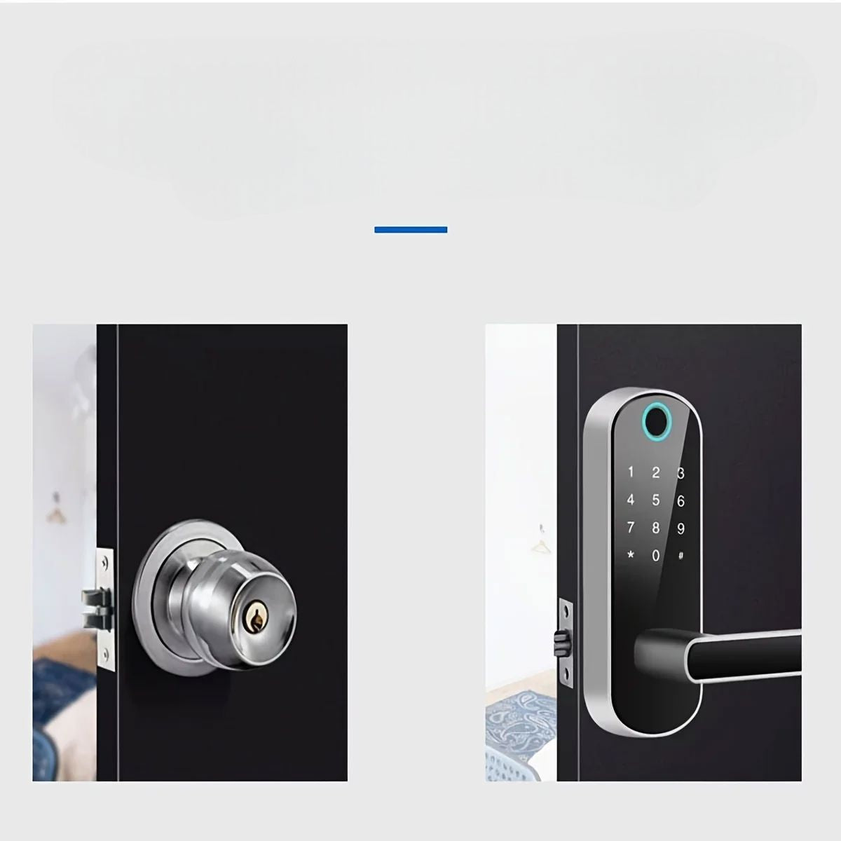 Serrure Connectée - SmartLockSecurity™ - Argenté