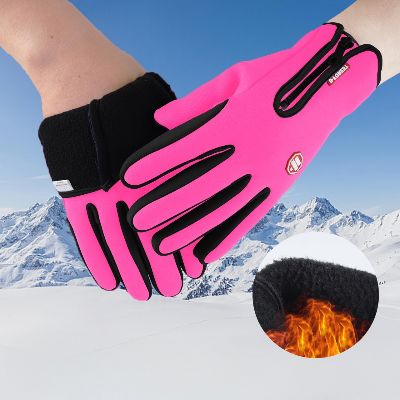 Gant Thermique - WinterCyclingGloves™ - Rose