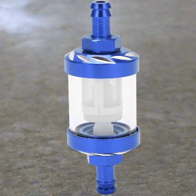 Filtre à carburant - MotorcycleFuelFilter™ - Noyau en plastique Bleu