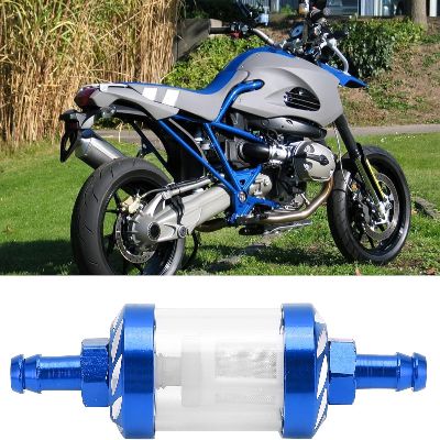 Filtre à carburant - MotorcycleFuelFilter™ - Noyau en plastique Bleu