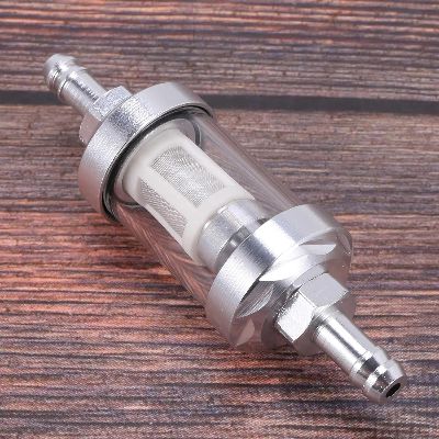 Filtre à carburant - MotorcycleFuelFilter™ - Noyau en aluminium Argent