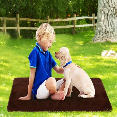 Tapis pour chien - PortableDogMat™ - Marron
