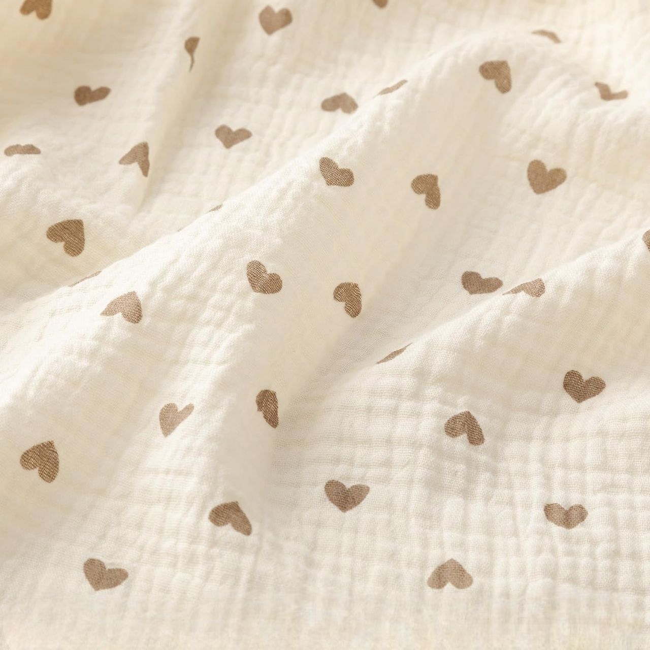 SERVIETTE POUR BEBE - CottonBabyTowel™ - Coeur