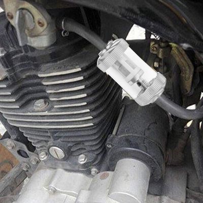 Filtre à carburant - MotorcycleFuelFilter™ - Noyau en aluminium Argent