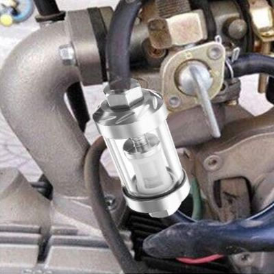 Filtre à carburant - MotorcycleFuelFilter™ - Noyau en aluminium Argent