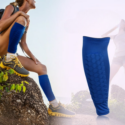 Protège Tibia - FootballLegSleeves™ - Bleu