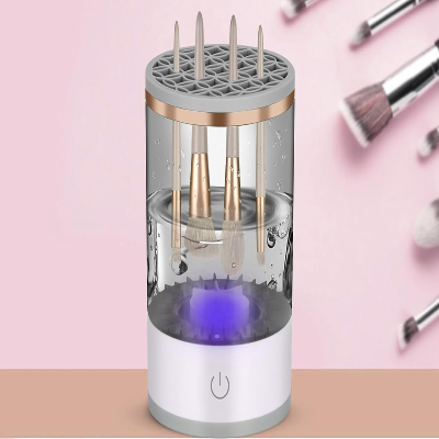 Nettoyeur Pinceau Maquillage - ElectricBrushCleaner™ - Blanc