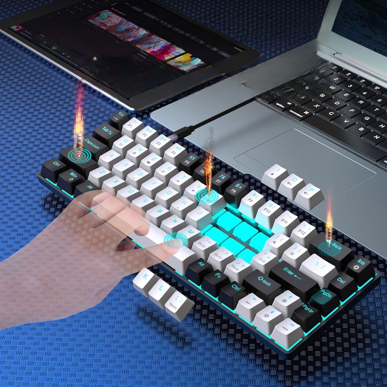 MechanicalKeyboard™- Blanc&Noir