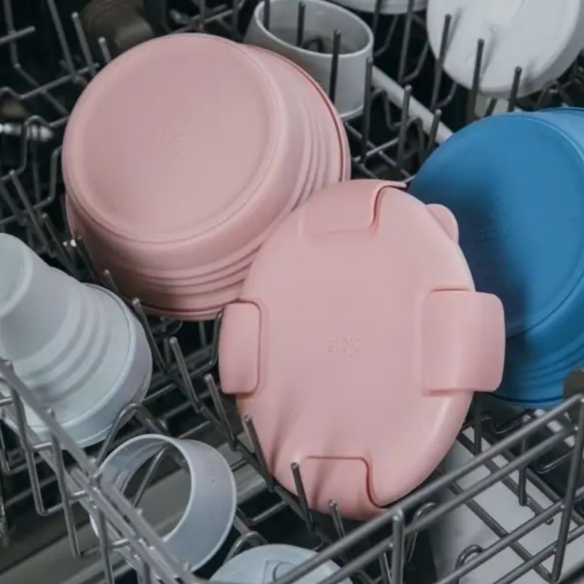 Boite de Conservation Alimentaire - SiliconeFoldingBox™ - Rose Nordique