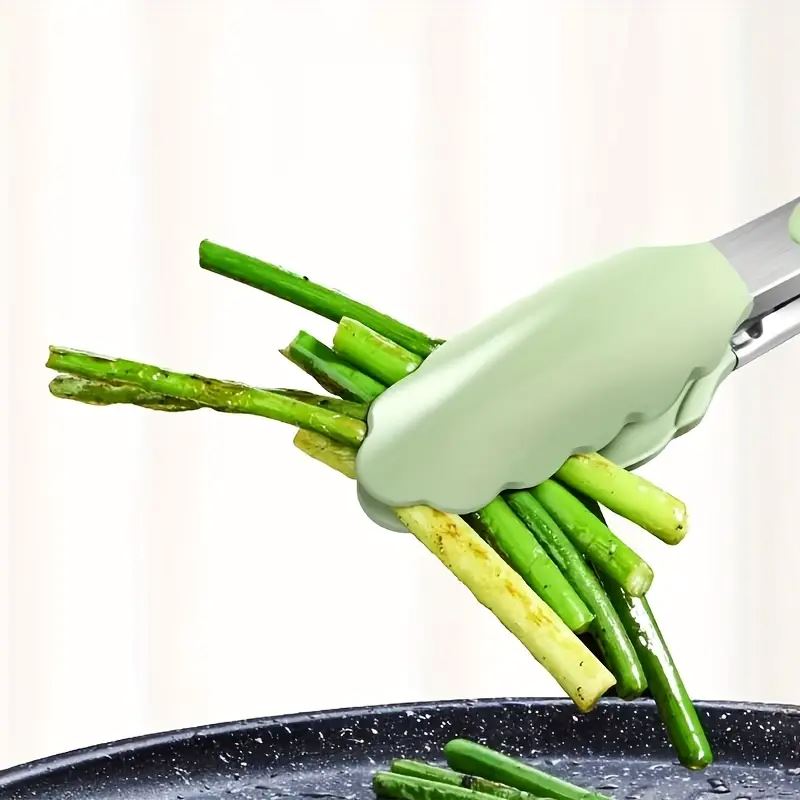 Pince à barbecue - SiliconeBBQGrilling™ - Vert Clair