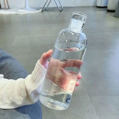 Gourde de sport - HikingWaterBottle™ - Blanc Transparent