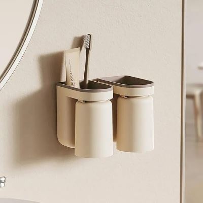 Rangement mural - ToothbrushCup™ - Beige