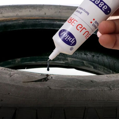 Réparation Pneu Crevé - CarTyreGlue™- Blanc