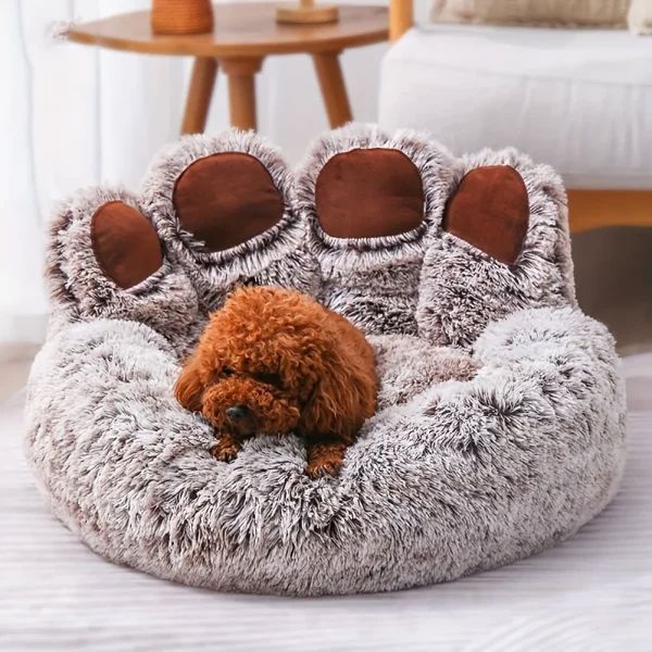 Lit pour Chien - FluffyDogBed™ - Café Dégradé