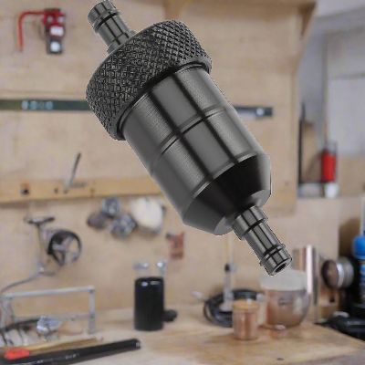 Filtre à carburant - MotorcycleFuelFilter™ - CNC Long Noir