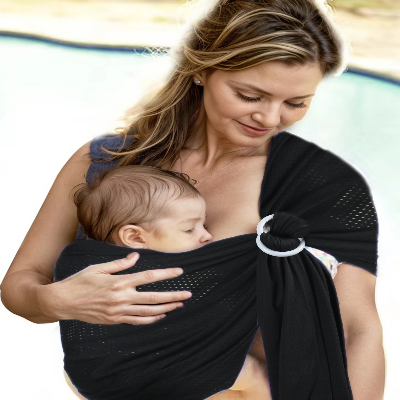 Porte Bébé - BabyRingCarrier™ - Noir