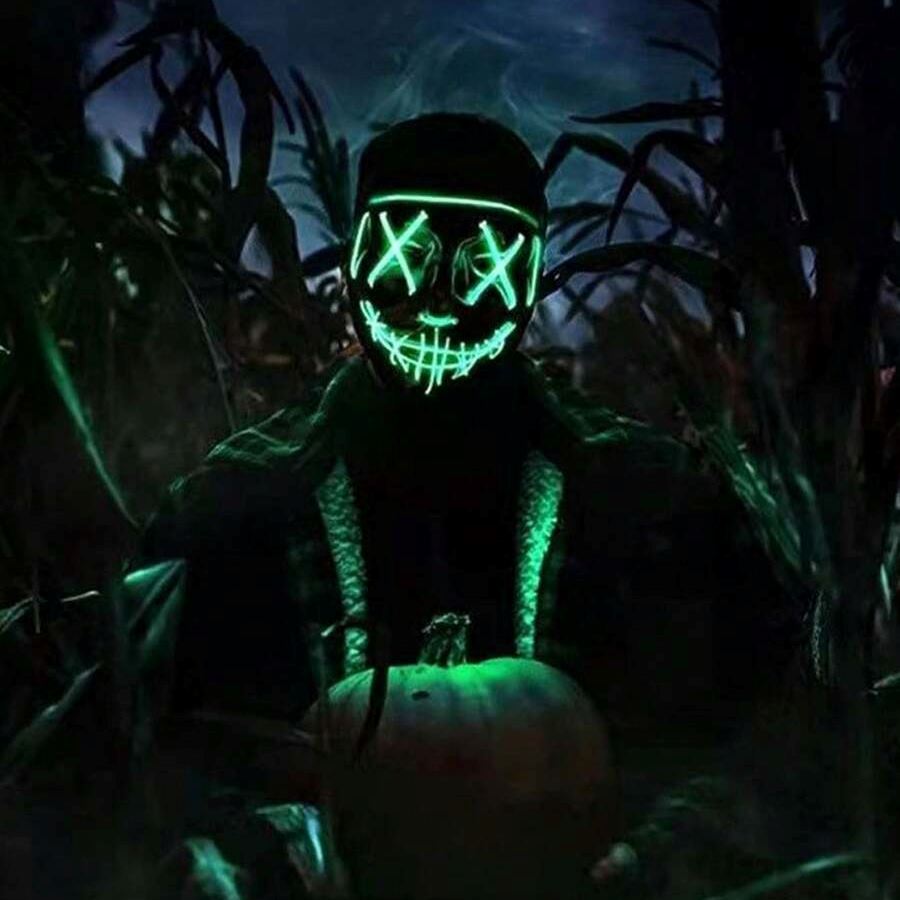 LedMaskHalloween™- Vert
