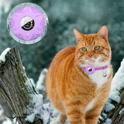 Collier Airtag Chat - CatAirTagCollar™ - Violet