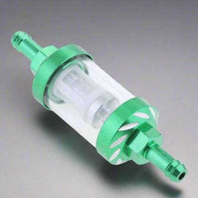 Filtre à carburant - MotorcycleFuelFilter™ - Noyau en aluminium Vert