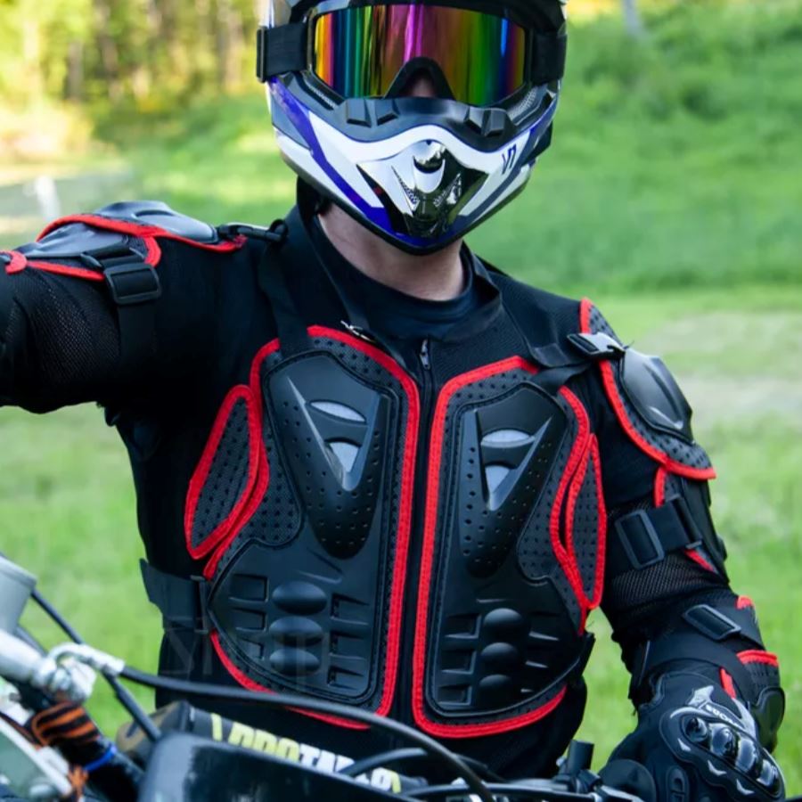 Veste de Moto - MotocrossProtection™ - Jacket Rouge