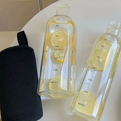 Gourde de sport - HikingWaterBottle™ - Blanc Transparent