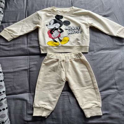Ensemble bebe - MickeyMouseSweatshirts™ - Beige