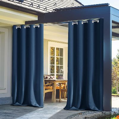 Rideau Occultant - SunProtectionCurtains™ - Bleu Foncé