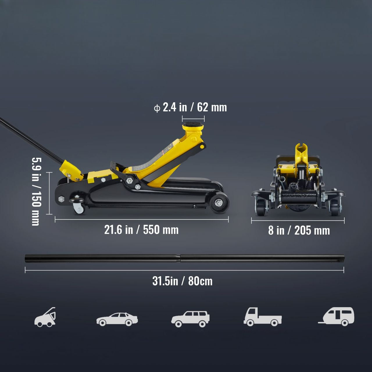Cric Pneumatique - HydraulicPneumatic™