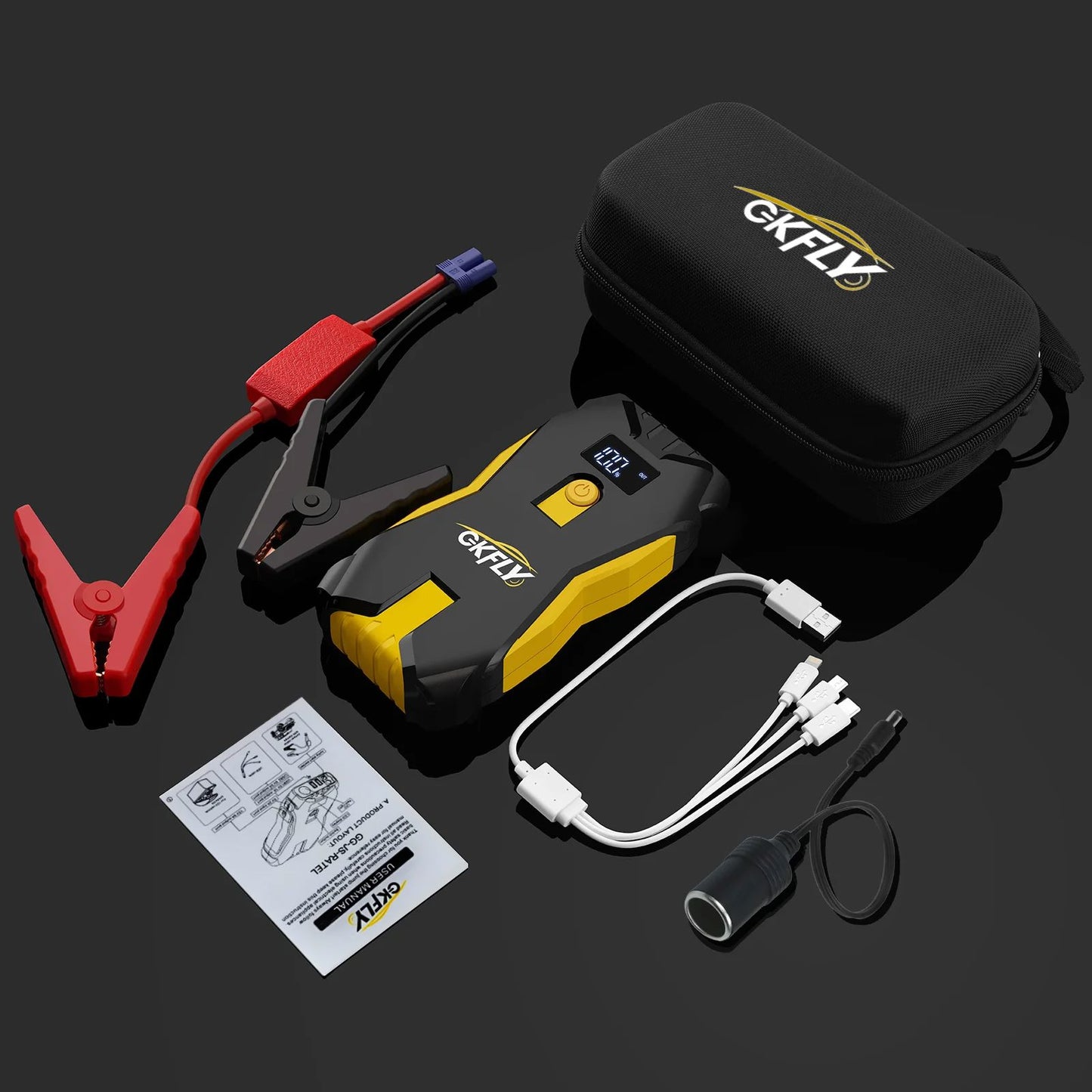 Démarreur Voiture - CarJumpStarter™- Noir Doré