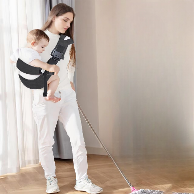 Porte bébé - BabyCarryingBelt™ - Noir