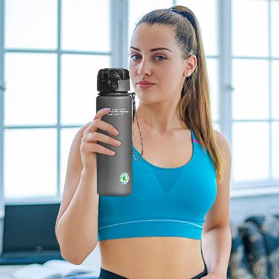 Gourde de sport - HikingWaterBottle™ - Noir