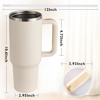 Tasse Isotherme - ThermalMug™ - Ivoire