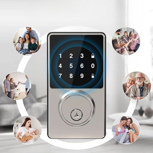 Serrure de porte - SmartLockDoor™ - Gris