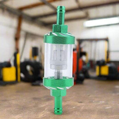 Filtre à carburant - MotorcycleFuelFilter™ - Noyau en aluminium Vert