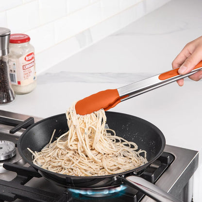 Pince à barbecue - SiliconeBBQGrilling™ - Orange