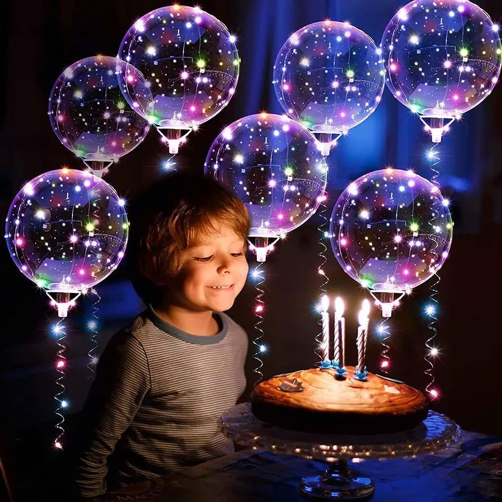 Ballon lumineux - TransparentLedBalloons™ - Multicolore