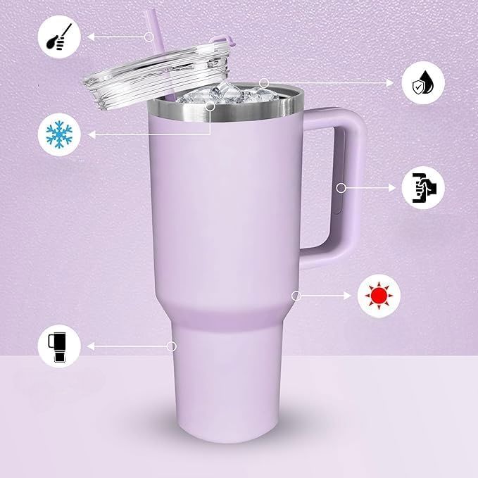 Tasse Isotherme - ThermalMug™ - Mauve